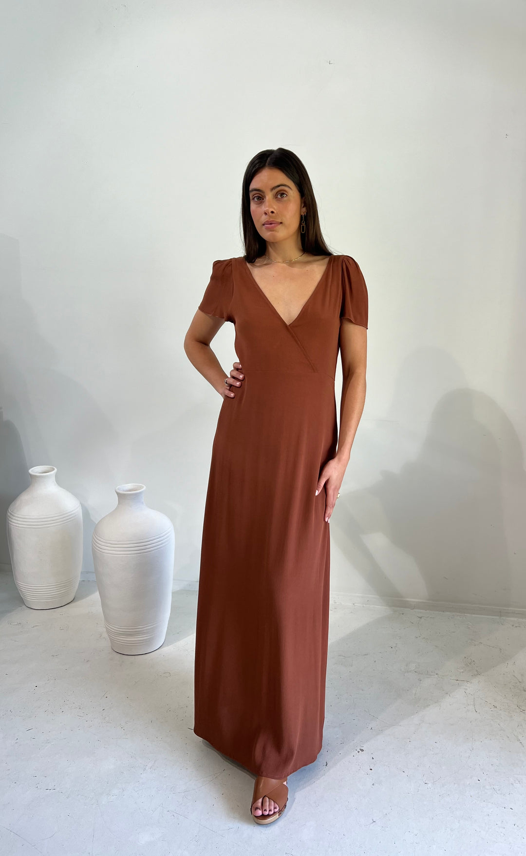 Ava Maxi Dress Toffee