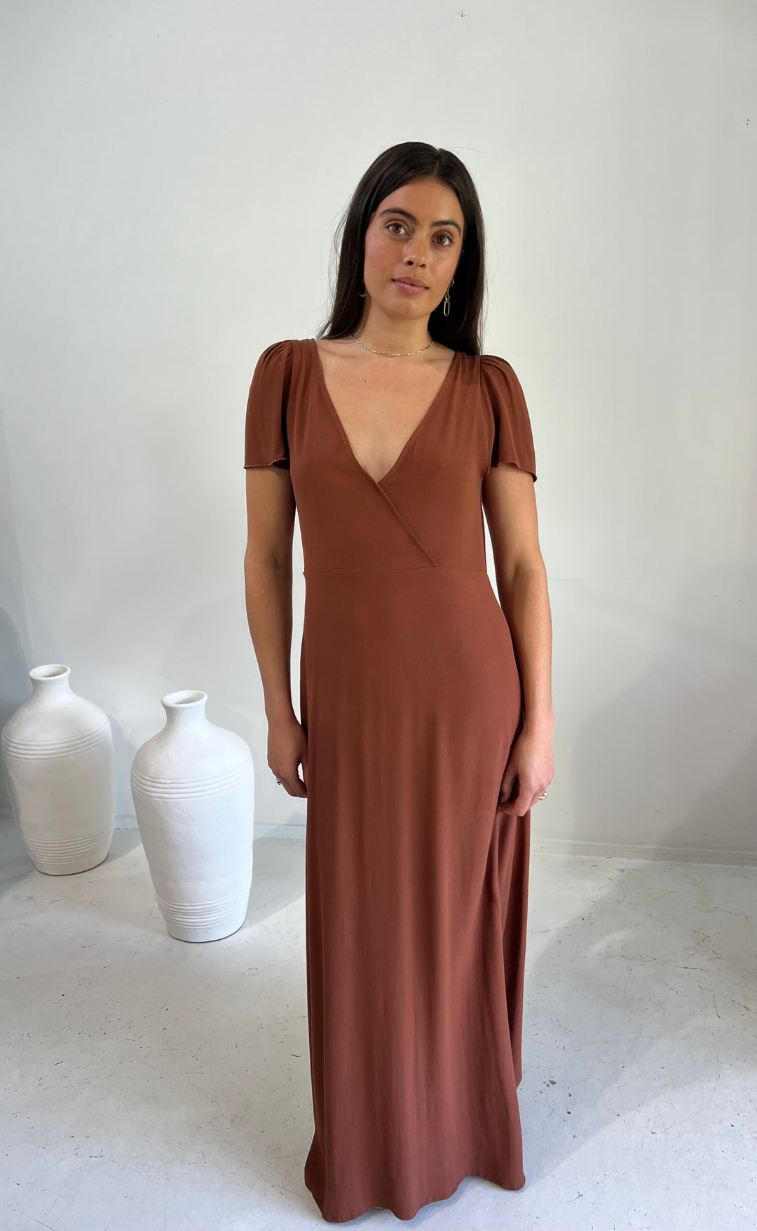 Ava Maxi Dress Toffee