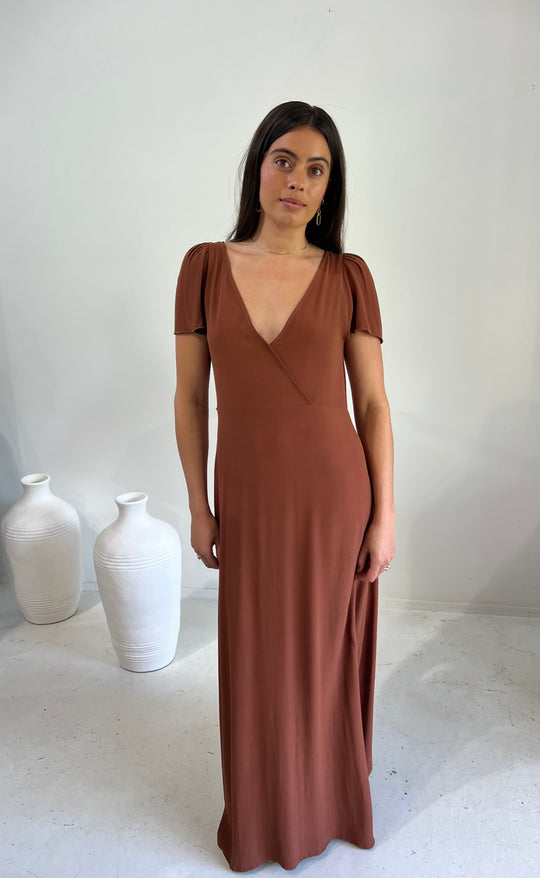 Ava Maxi Dress Toffee