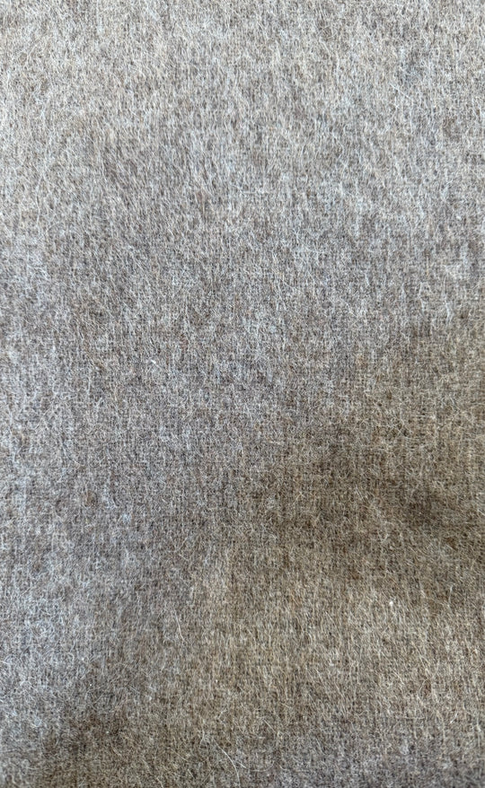 Alpaca Merino Throw Dark Beige