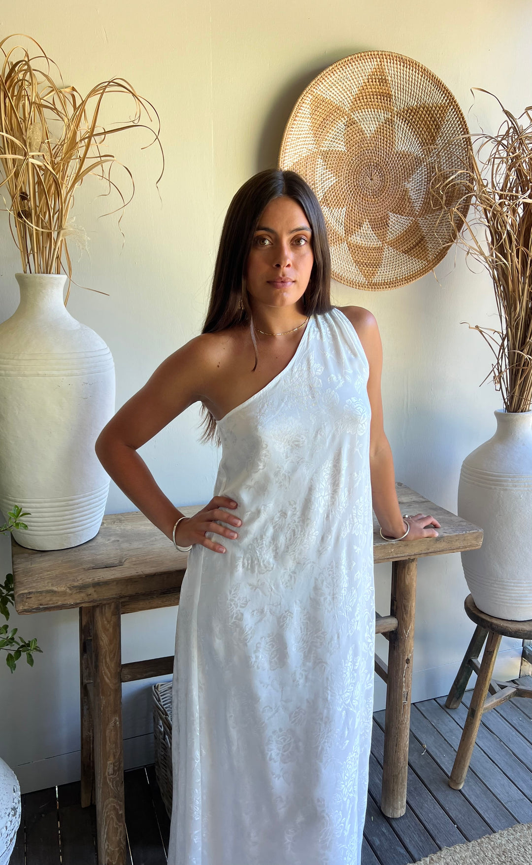 Athena Maxi Damask Rose Ivory