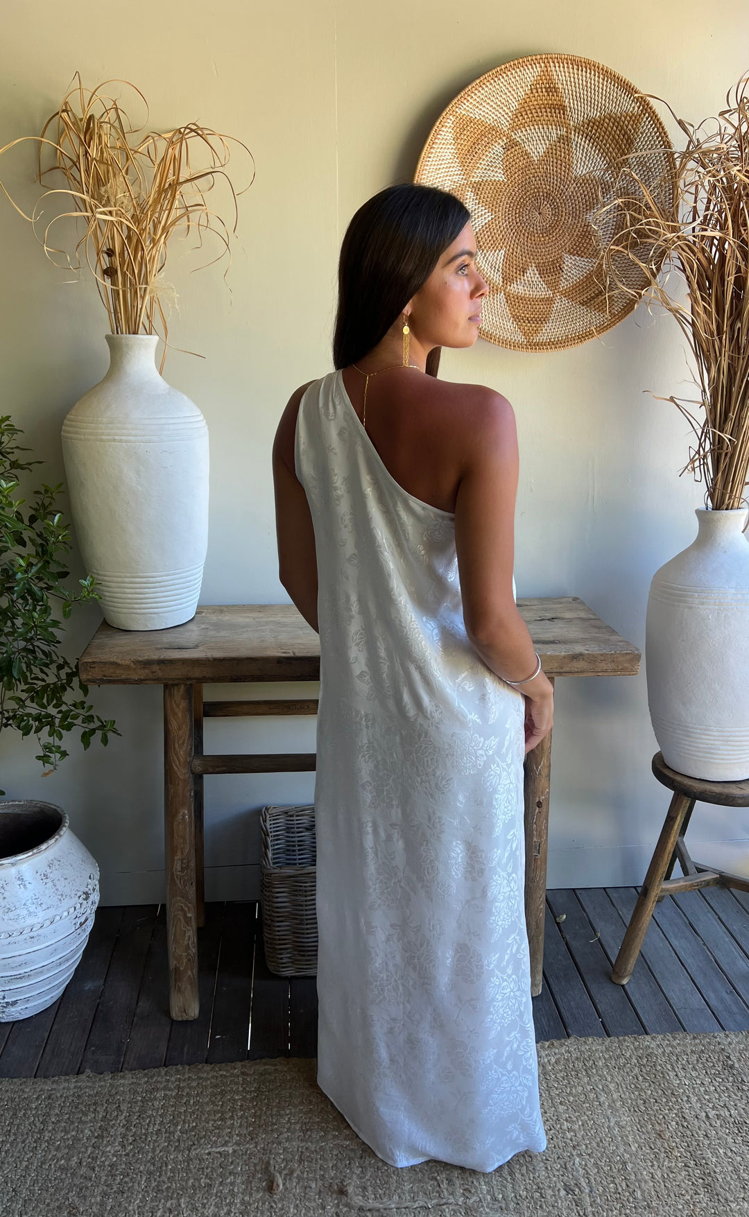 Athena Maxi Damask Rose Ivory