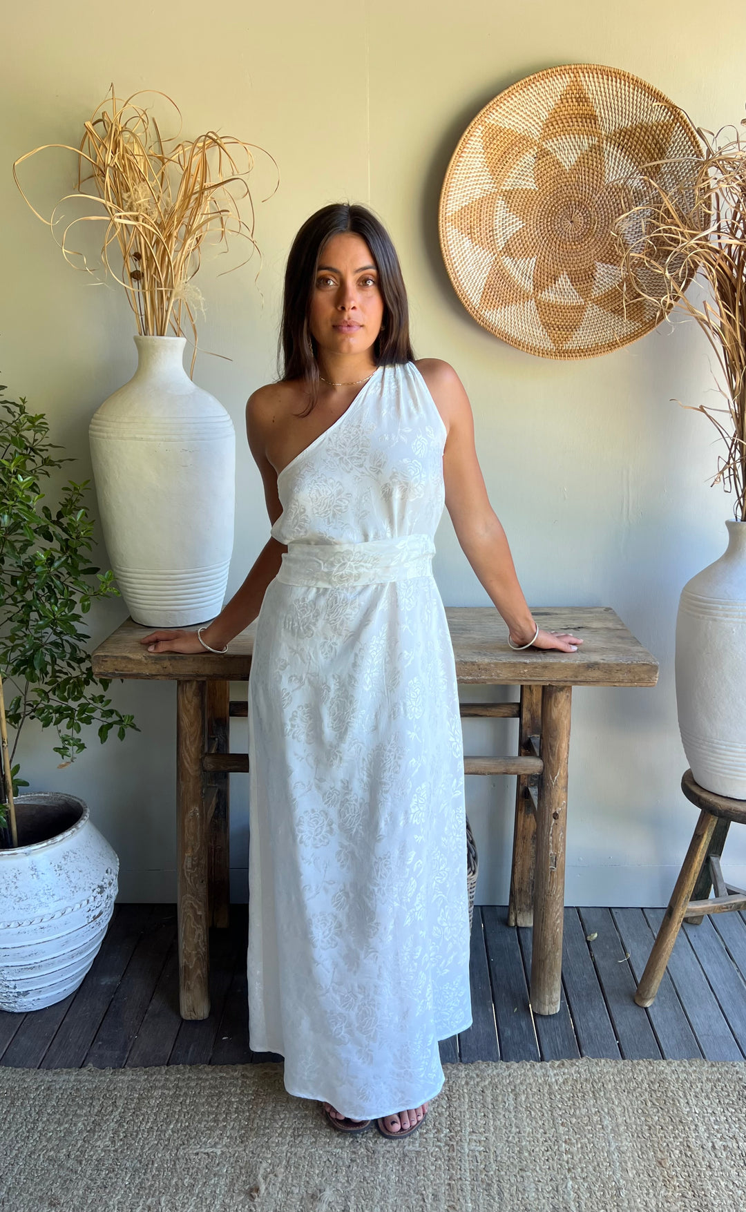 Athena Maxi Damask Rose Ivory