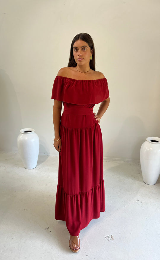 Elope Dress Cherry