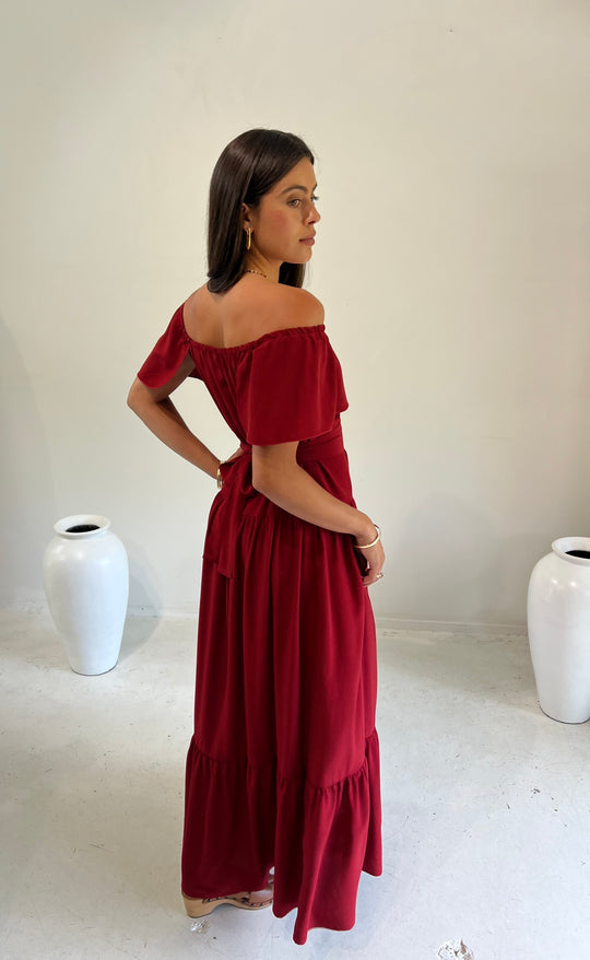 Elope Dress Cherry