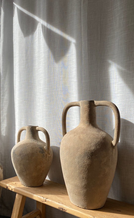Double Handed Earthen Urn M
