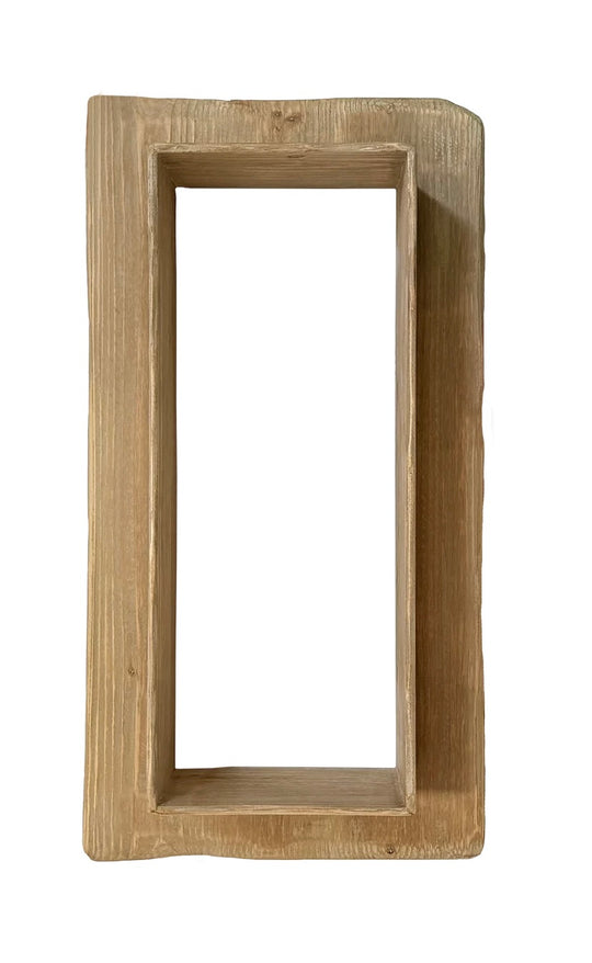 Rustic Wooden Shelf Rectangle