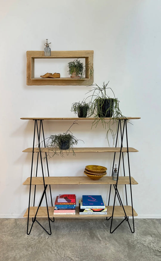 Rustic Wooden Shelf Rectangle