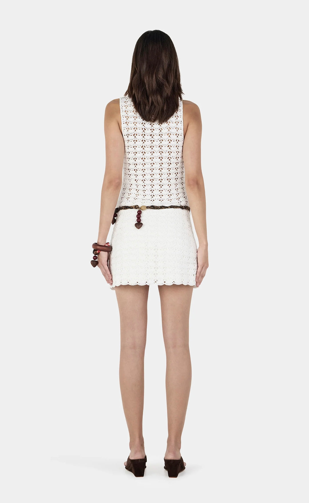 Gracie Crochet Mini Skirt