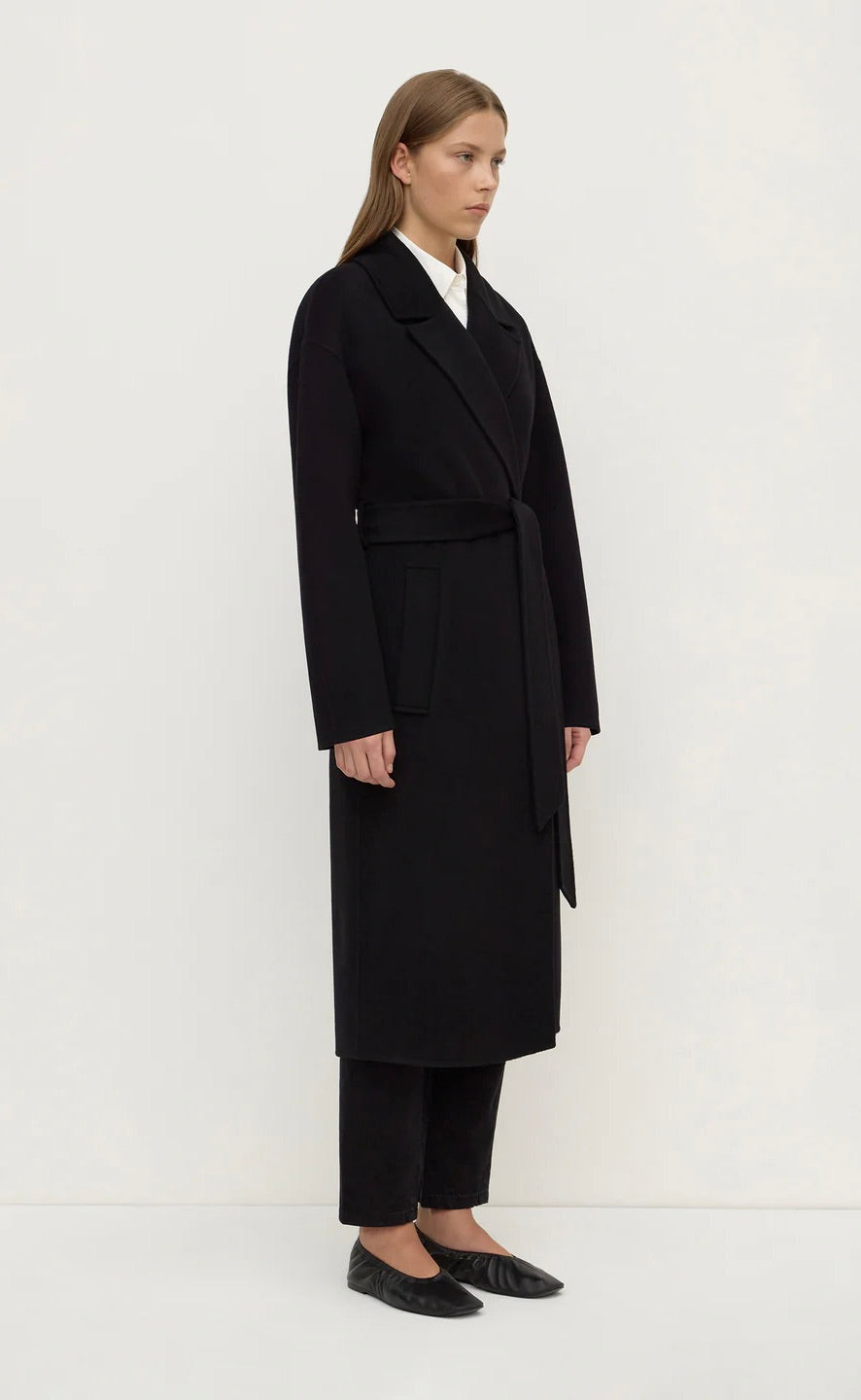 Ivy Wool Coat Black