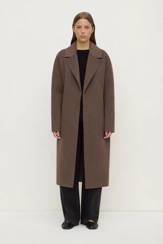 Ivy Wool Coat Cocoa Marle