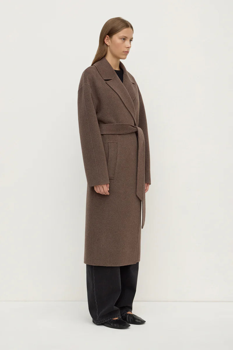 Ivy Wool Coat Cocoa Marle