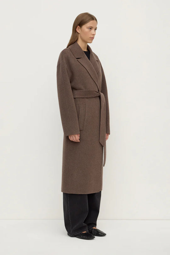 Ivy Wool Coat Cocoa Marle