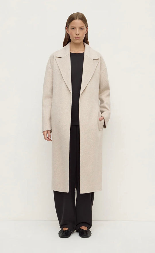 Ivy Wool Coat Oat Marle
