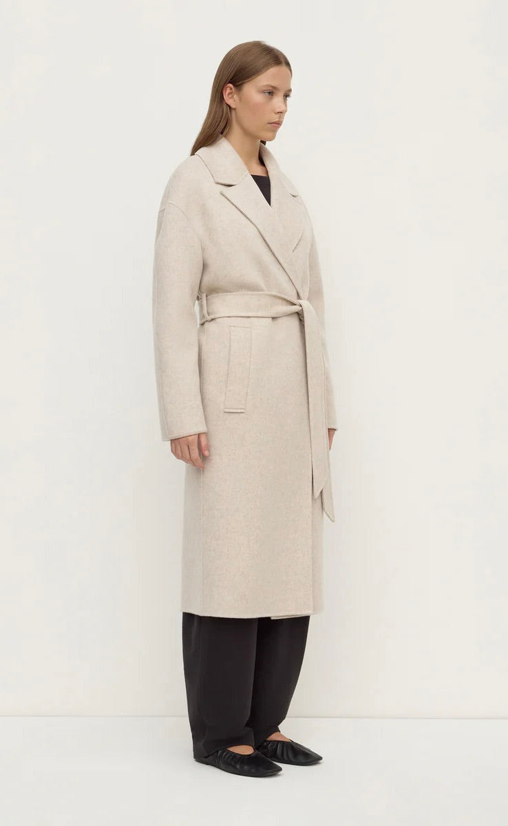 Ivy Wool Coat Oat Marle