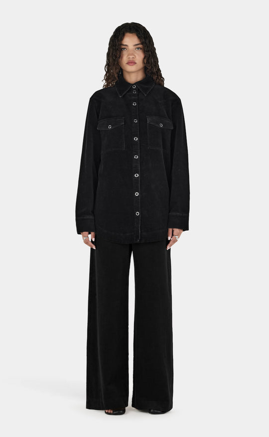 Jackson Cord Jacket Black
