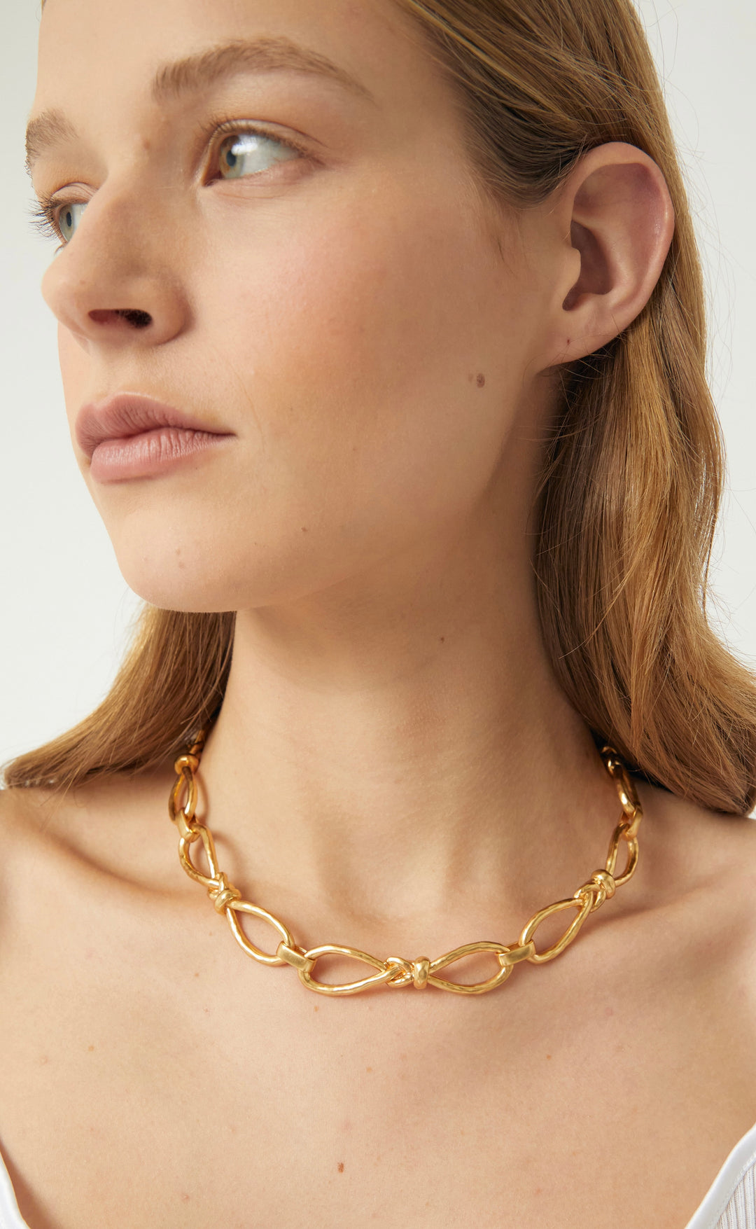 Knoted Choker Gold