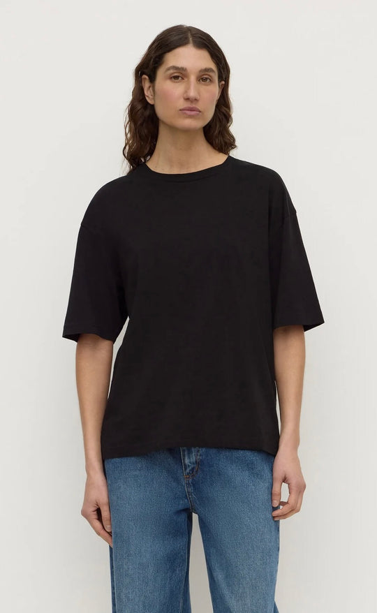 Kira Cotton Hemp Tee Black