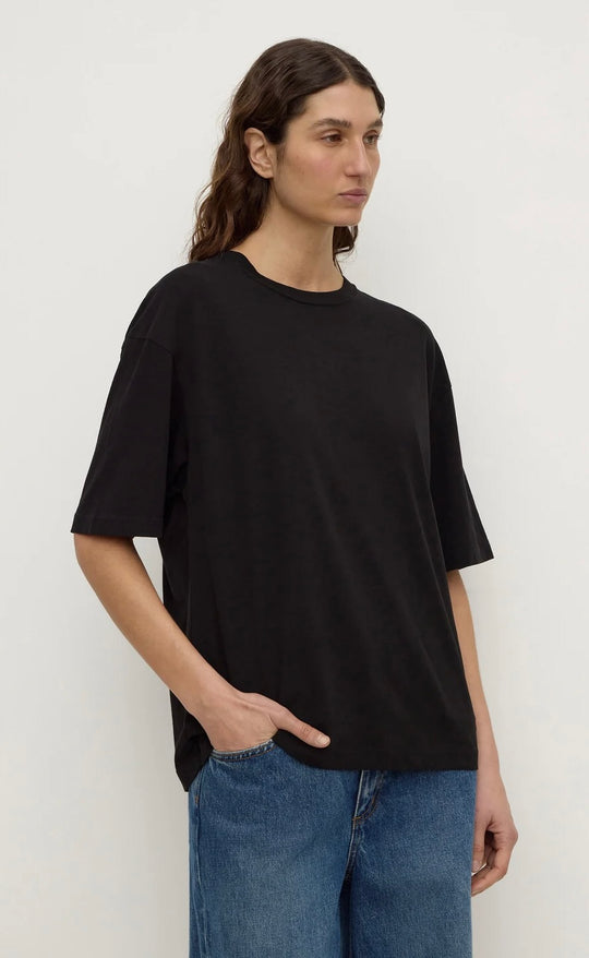 Kira Cotton Hemp Tee Black