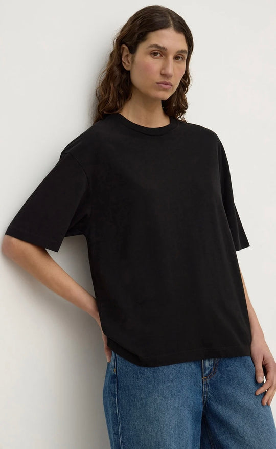 Kira Cotton Hemp Tee Black