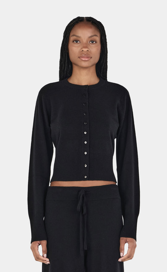 Lucielle Cashmere Cardigan Black