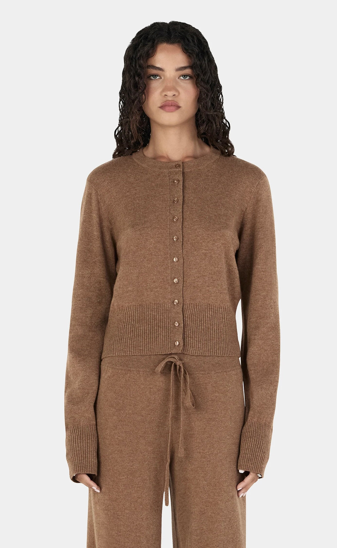 Lucielle Cashmere Cardigan Toffee