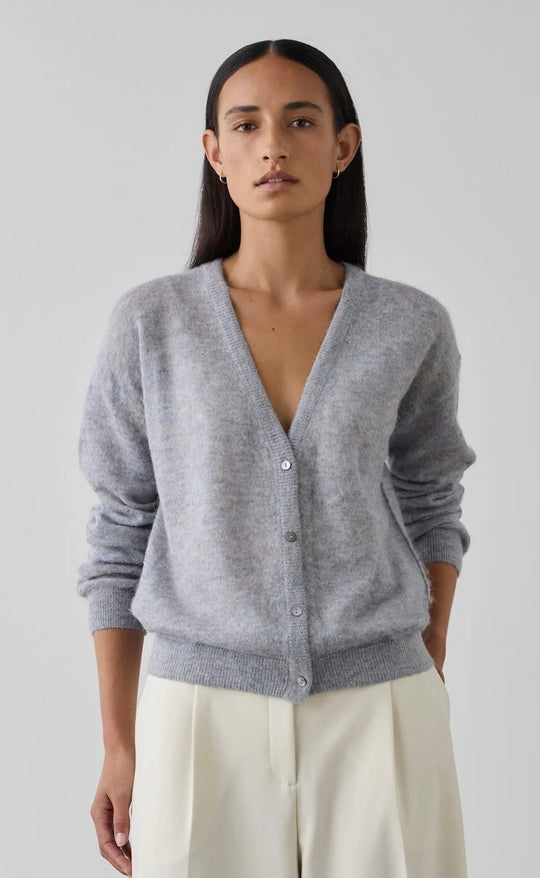 Fine Alpaca Cardigan Heather