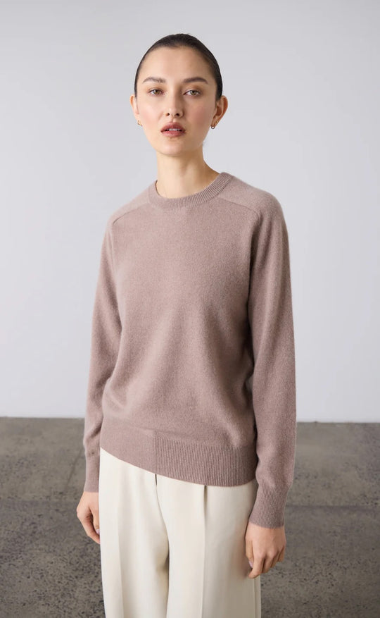 Sam Cashmere Crew Mink