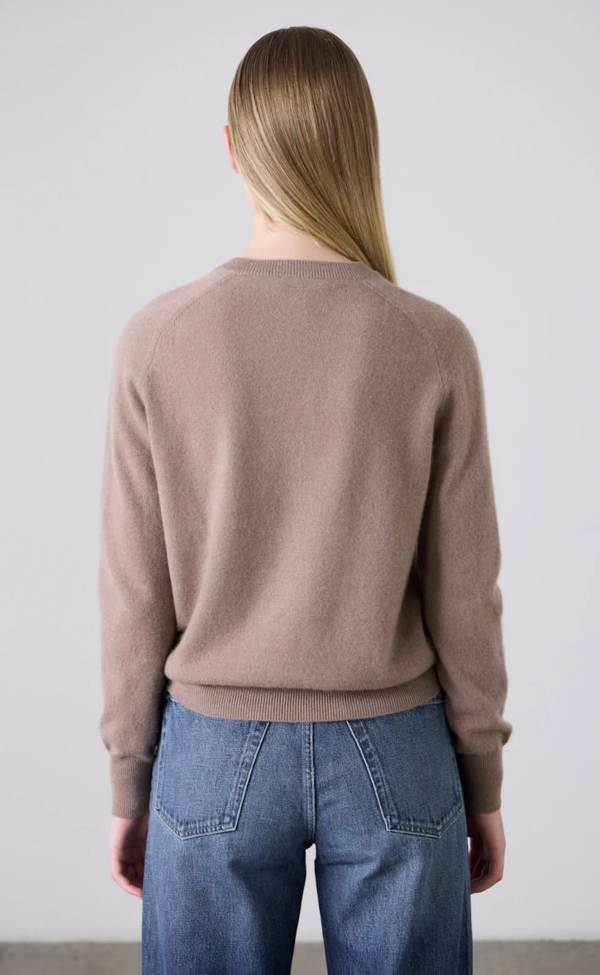 Amy Cashmere V-Neck Mink