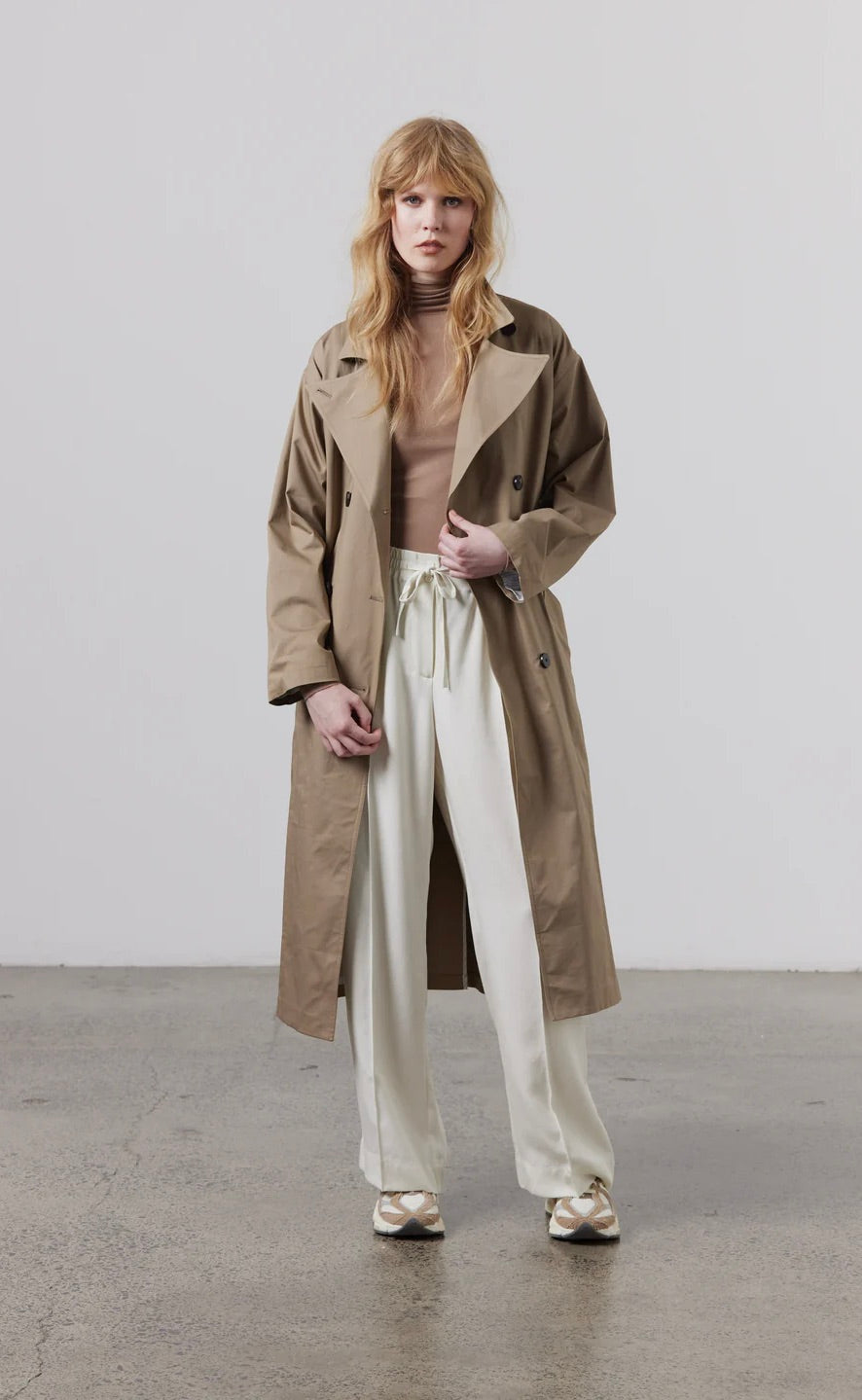 Nikki Trench Taupe