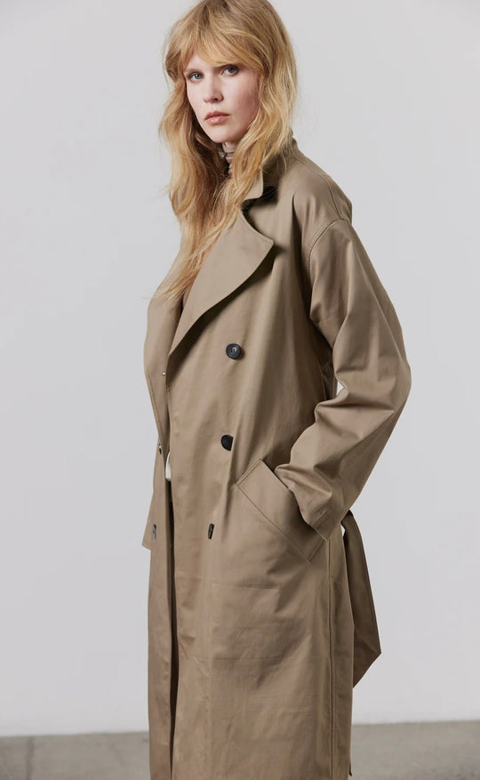 Nikki Trench Taupe