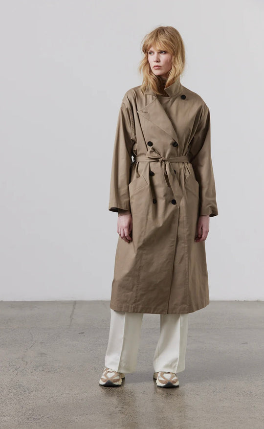 Nikki Trench Taupe