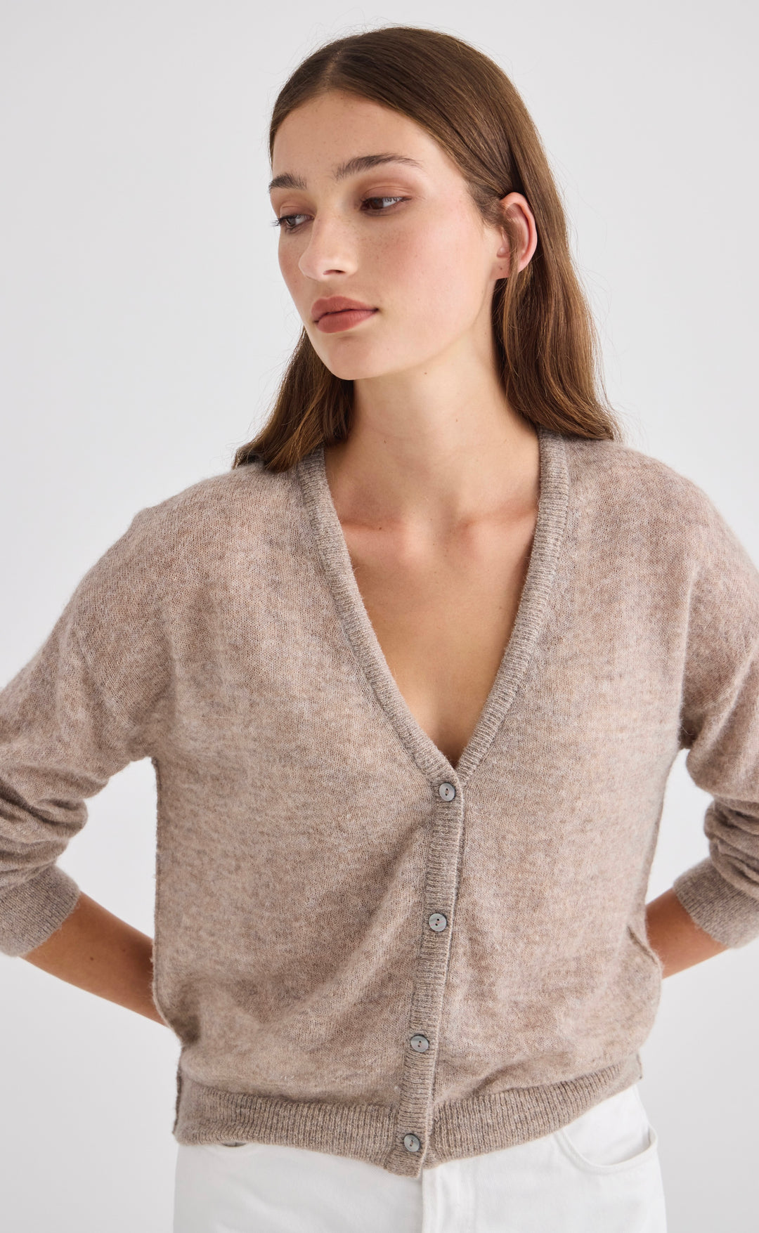 Mila Alpaca Cardi Hazel