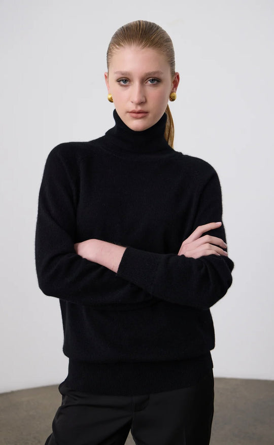 Ashwell Roll Neck Black