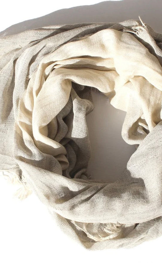 Scarf - Linen Blend - Natural
