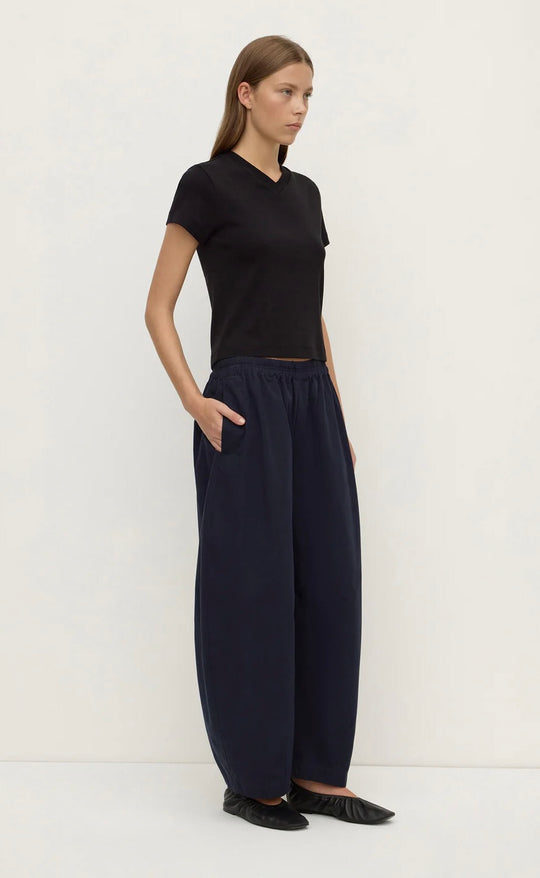 Lola Barrel Pant Navy