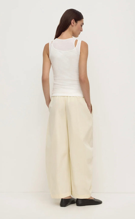 Lola Barrel Pant Vanilla