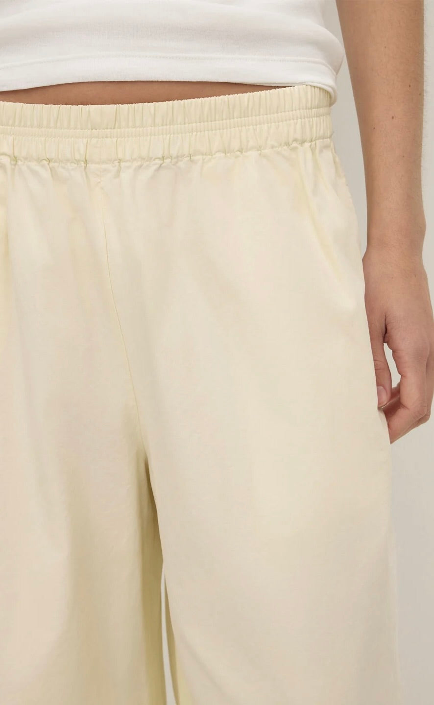 Lola Barrel Pant Vanilla