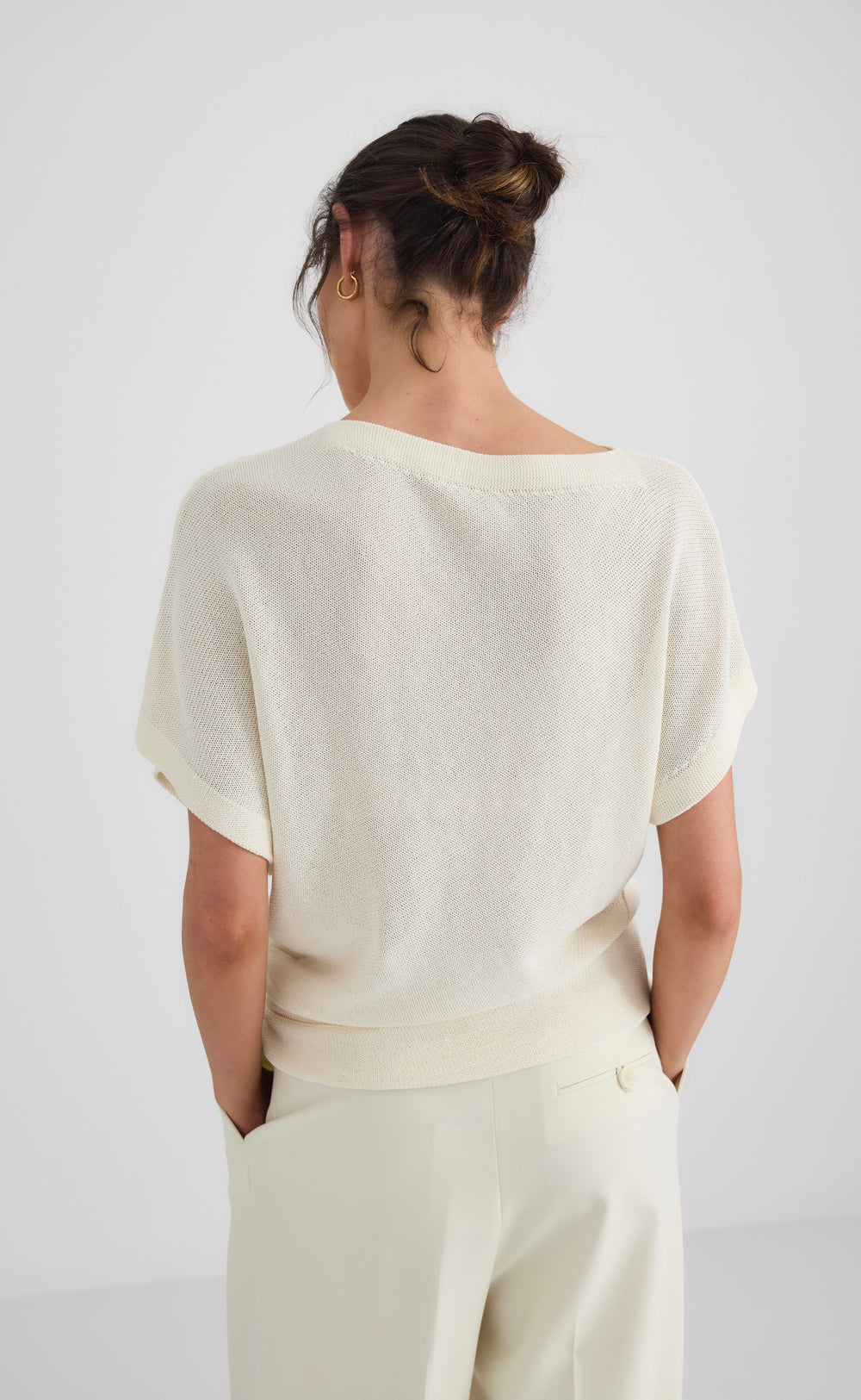 Luna Boat Neck Knit Vanilla