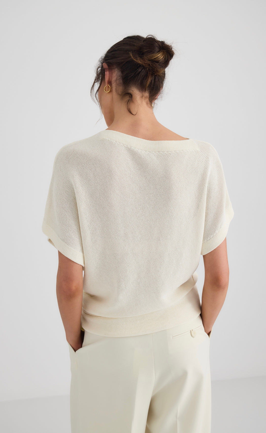 Luna Boat Neck Knit Vanilla