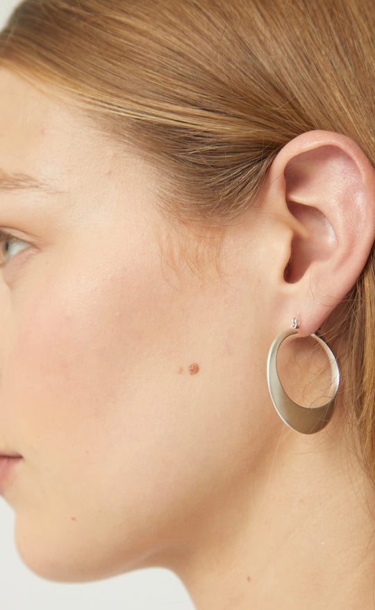 Maddox Hoops Silver