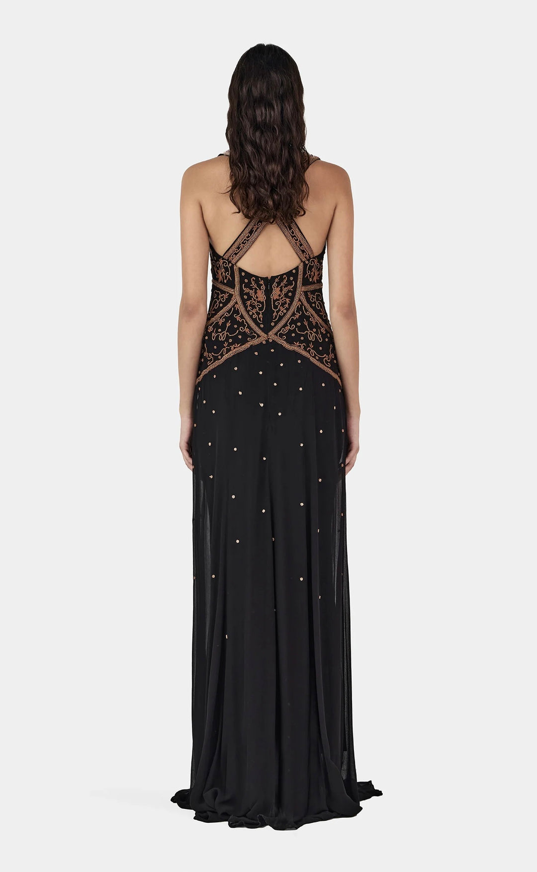 Maja Beaded Maxi Dress Onyx & Oak