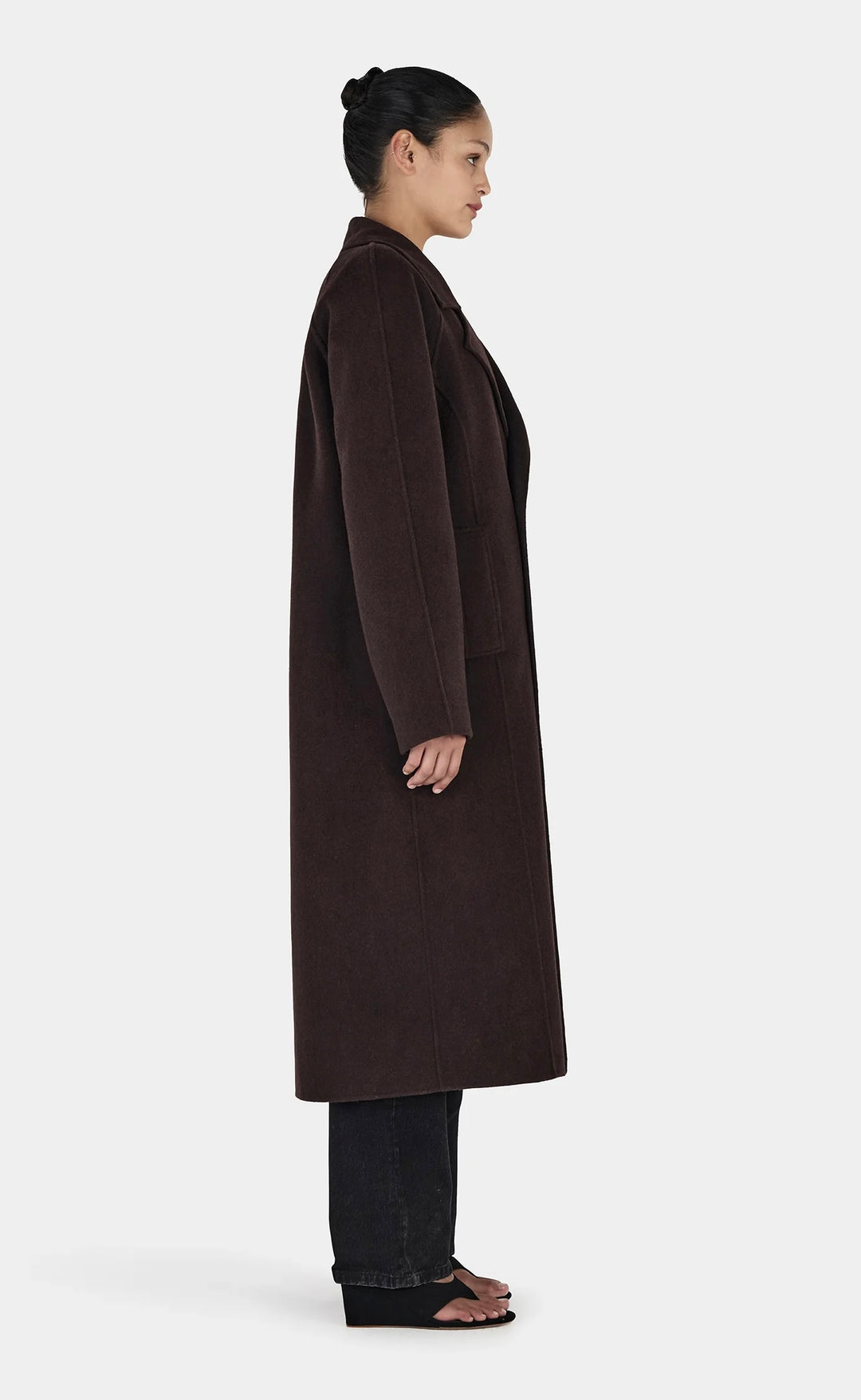 Mathews Wool Coat Regular Chocolate