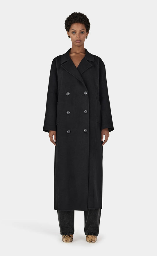 Mathews Wool Coat Black