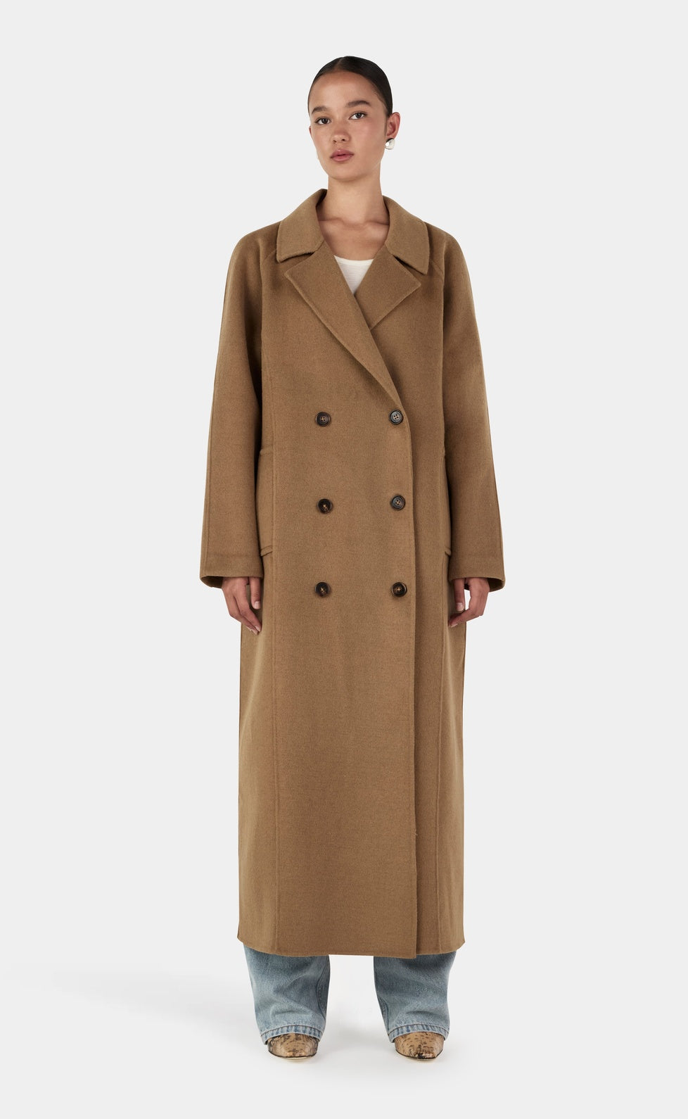 Mathews Wool Coat Tan