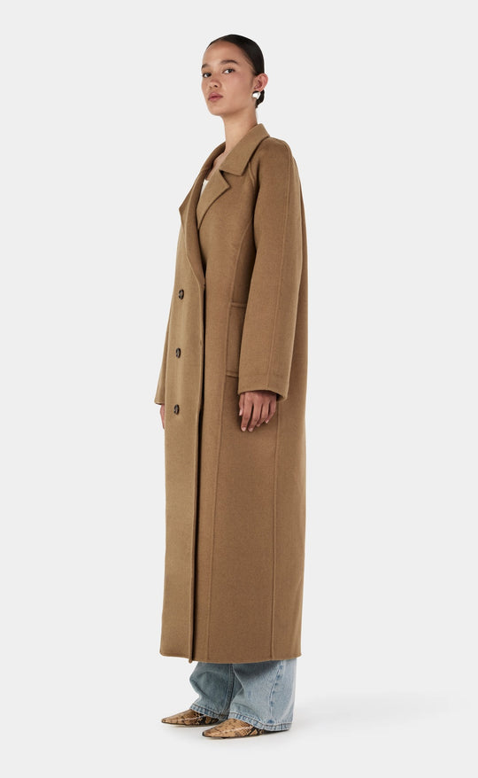 Mathews Wool Coat Tan