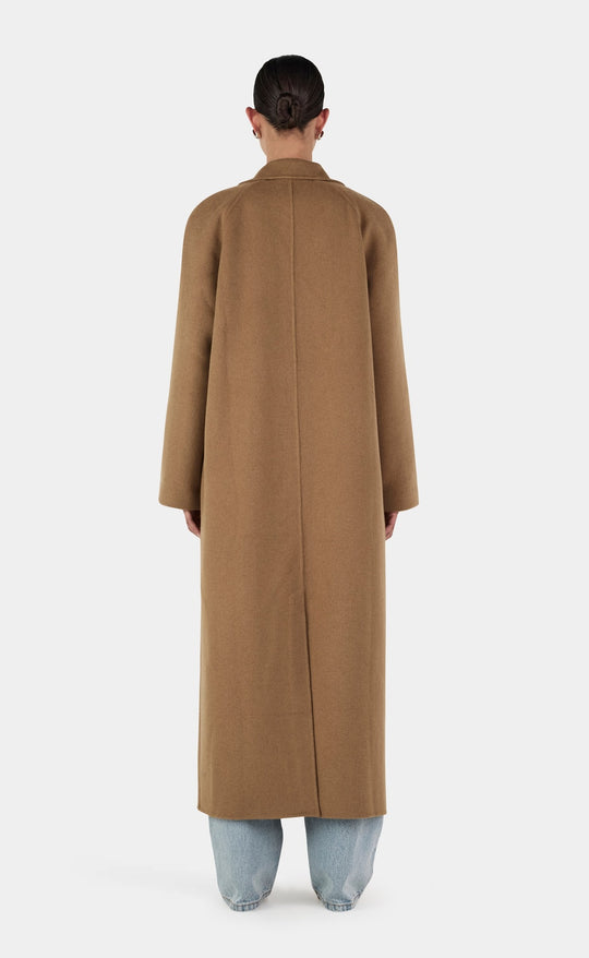 Mathews Wool Coat Tan