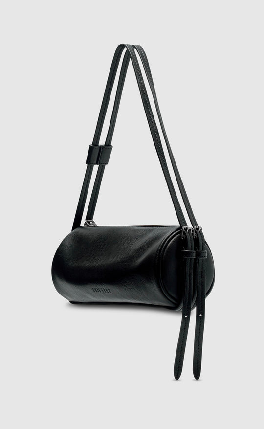Brooke Mini Barrel Bag Black