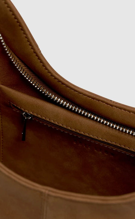 Mischa Shoulder Bag Caramel Nubuck