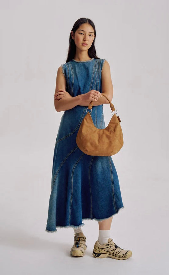 Mischa Shoulder Bag Caramel Nubuck